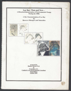 1034 Lac Bay: Then and Now...A Historical Interpretation of Environmental Change During the 1900s / Cynthia E. Lott, 2001