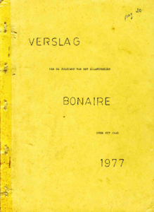 1341 Verslag van de toestand van het Eilandgebied Bonaire over het jaar 1977, 1978