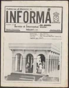 2137 Informa. Organo Informativo di Gobierno di Bonaire, februari 1980