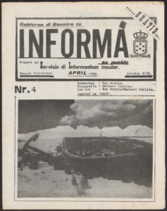 2139 Informa. Organo Informativo di Gobierno di Bonaire, april 1980