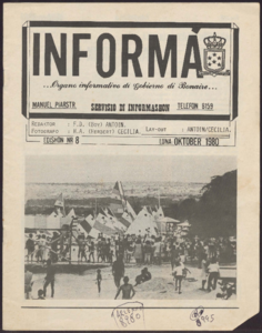 2143 Informa. Organo Informativo di Gobierno di Bonaire, oktober 1980