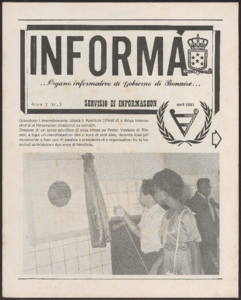 2148 Informa. Organo Informativo di Gobierno di Bonaire, april 1981