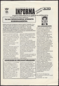 2150 Informa. Organo Informativo di Gobierno di Bonaire, mei 1993