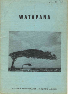 2801 Watapana - Kultureel tijdschrift van de Nederlandse Antillen, November 1968