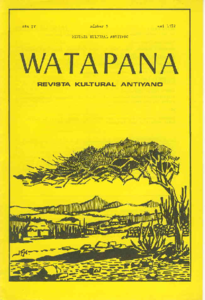 2813 Watapana - Kultureel tijdschrift van de Nederlandse Antillen, Mei 1972