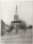 F001135 Het Muntplein met de Bovenkerk rond 1877, het plein werd ook beestenmarkt genoemd omdat het als zodanig in ...