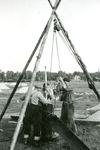 F000784-03 Grondwerkzaamheden aan de nieuw aan te leggen Flevoweg, de verbindingsweg tussen Kampen en Oostelijk Flevoland.