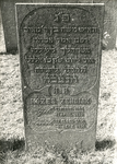 F004099 Grafsteen van Mozes Zendijk, geboren 15 april 1821 (13 Nison 5581) overleden 4 september 1896 (27 Eloel 5656) - ...