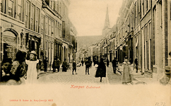 F001222 Oudestraat, gezien vanaf deze straat ter hoogte van de Koldenhovensteeg richting Bovenkerk.