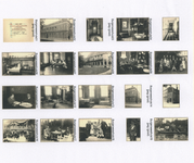 F012787 Fotoalbum met 19 foto's van het Grootburgerweeshuis aan de Cellebroederstraat, aangeboden aan den Heer en ...