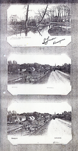 F015803 Gefotokopieerde pagina's van een verzameling ansichtkaarten van voornamelijk IJsselmuiden en Zalk - Nieuwe Weg ...