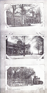 F015816 Gefotokopieerde pagina's van een verzameling ansichtkaarten van voornamelijk IJsselmuiden en Zalk - NS station ...