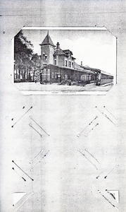 F015818 Gefotokopieerde pagina's van een verzameling ansichtkaarten van voornamelijk IJsselmuiden en Zalk - NS station ...