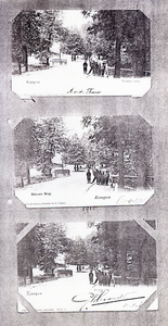 F015819 Gefotokopieerde pagina's van een verzameling ansichtkaarten van voornamelijk IJsselmuiden en Zalk - Nieuwe Weg ...