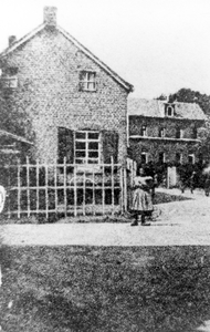 1845 Hoek Schanserweg - Oude kerkstraat .