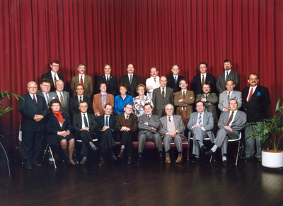 5978 Gemeenteraad 1989 - 1990 (dhr. Middeldorp en dhr. W.Mulders ontbreken)