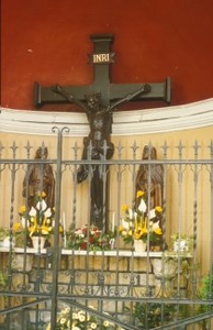 6621 Het monumenten selectie project (MSP); Kruis in het kapelletje gelegen in de Groenstraat