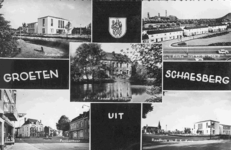 7352 Prentbriefkaart Groeten uit Schaesberg