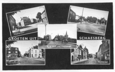 7353 Prentbriefkaart Groeten uit Schaesberg