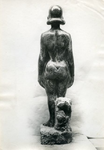 321 Mien Krop, gepolijste travertin, 125 cm, 1929