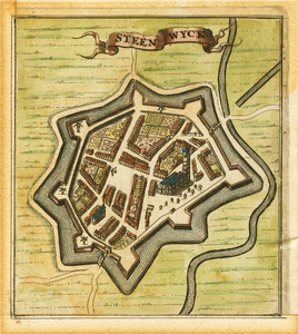12 Steenwijk volgens Lambert van den Bosch, 1675, uitgave Toneel des Oorlogs , 1675