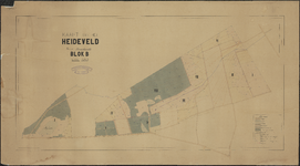 165 Kaart van Het Heideveld Blok B gemeente Steenwijkerwold, bijlage 1b behorende bij het Algemeen rapport van Het ...