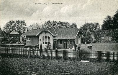 462 Het tramstation te Blokzijl, [1914-1934]