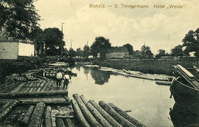 467 De houthaven te Blokzijl, [1920]