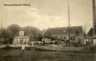 577 De stoomzuivelfabriek te Blokzijl omstreeks 1920, 1920