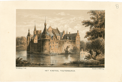 125 Het kasteel Toutenburch, z.d.