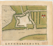 131 Kaart Kuynder-schans, 1650