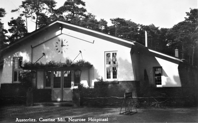 125 de kantine van het voormalig Neurose Hospitaal, tegenwoordig vakantie centrum voor jongeren.