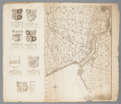  Fragment van kaart van dijk- en waalplichtige landen behorend tot het hoogheemraadschap Zeeburg en Diemerdijk, 1749