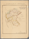  Blad 3 van zes ingekleurde en beschreven kaarten van zes districten van het hoogheemraadschap Amstelland, 1874