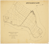  Kaartblad op calque zonder kleur met genummerde percelen van de Aetsveldsche polder in de gemeente Weesperkarspel, 1850