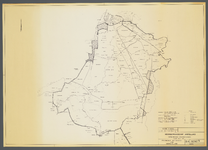  Afdruk van een topografische overzichtskaart van hoogheemraadschap Amstelland, 1954, 1964
