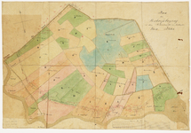 010127 Kaart met plan van verhoefslaging van de Holendrechter en Bullewijker veenpolders, 1802