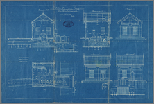  Bestektekening van het gemaal van de Ronde Hoep, 1913