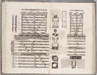  Tekening van onderdelen van de sluis te Muiden, 1736