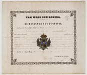  Verklaring van verlening van een wapen aan het waterschap Amstelland, 1876