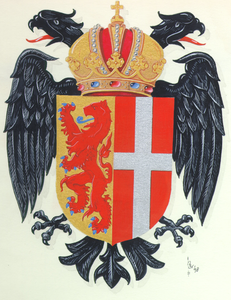  Heraldisch wapen van hoogheemraadschap Amstel, Gooi en Vecht vastgesteld door Hoge Raad van Adel, 1997