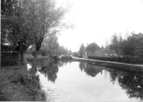  Haanwijker schutsluis in de Oude of Leidse Rijn ten westen van Harmelen tussen de boezem van Amstelland en van Woerden, 1903