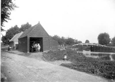 De Heldam bij de Heldamse brug ten oosten van Harmelen in de Oude of Leidsche Rijn nabij de aansluiting bij de Heikop, 1903