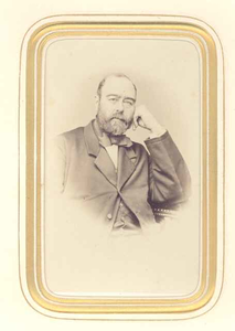  Portret van G.D. Duuring, waarsman van Loenen, 1869