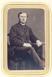  Portret van G.J.Bos namens Loosdrecht, 1869