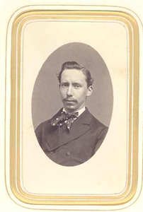  Portret van Mr.J.A.Spengler 1839-1872, 1869