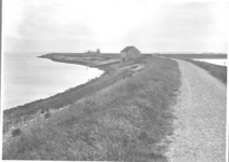  Foto van Ipenslotersluis en Immetjeshorn vanuit het westen, 1921