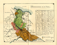  Kaart van hoogheemraadschap van de Vecht, met indeling van de polders in 4 klassen, 1920