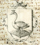  Detail met wapen van 's-Graveland, 1641