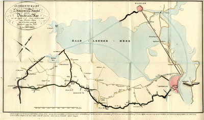  Algemene kaart van de stroom de Amstel, met de Drecht en de Aar, zoo als dezelve in de jaren 1824 en 1825 voor ...